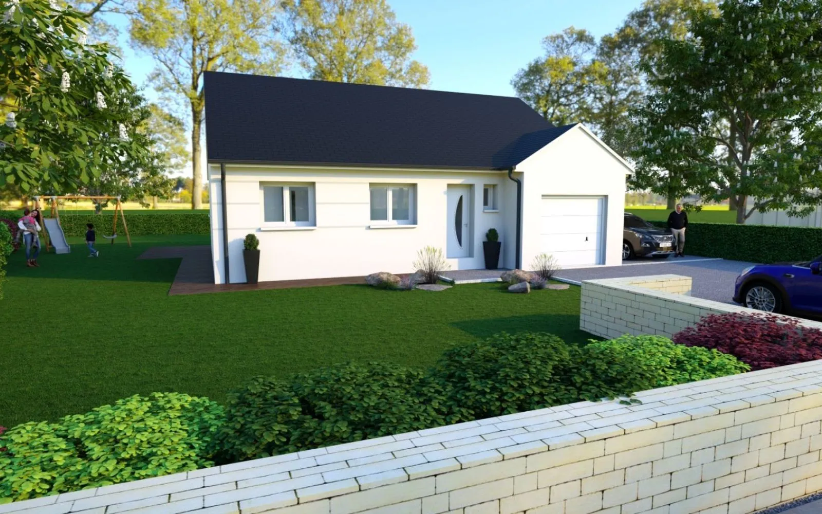 Projet de construction d'une maison 85 m² avec terrain à VAL D'ARRY (14) à Val-d'Arry — photo 1