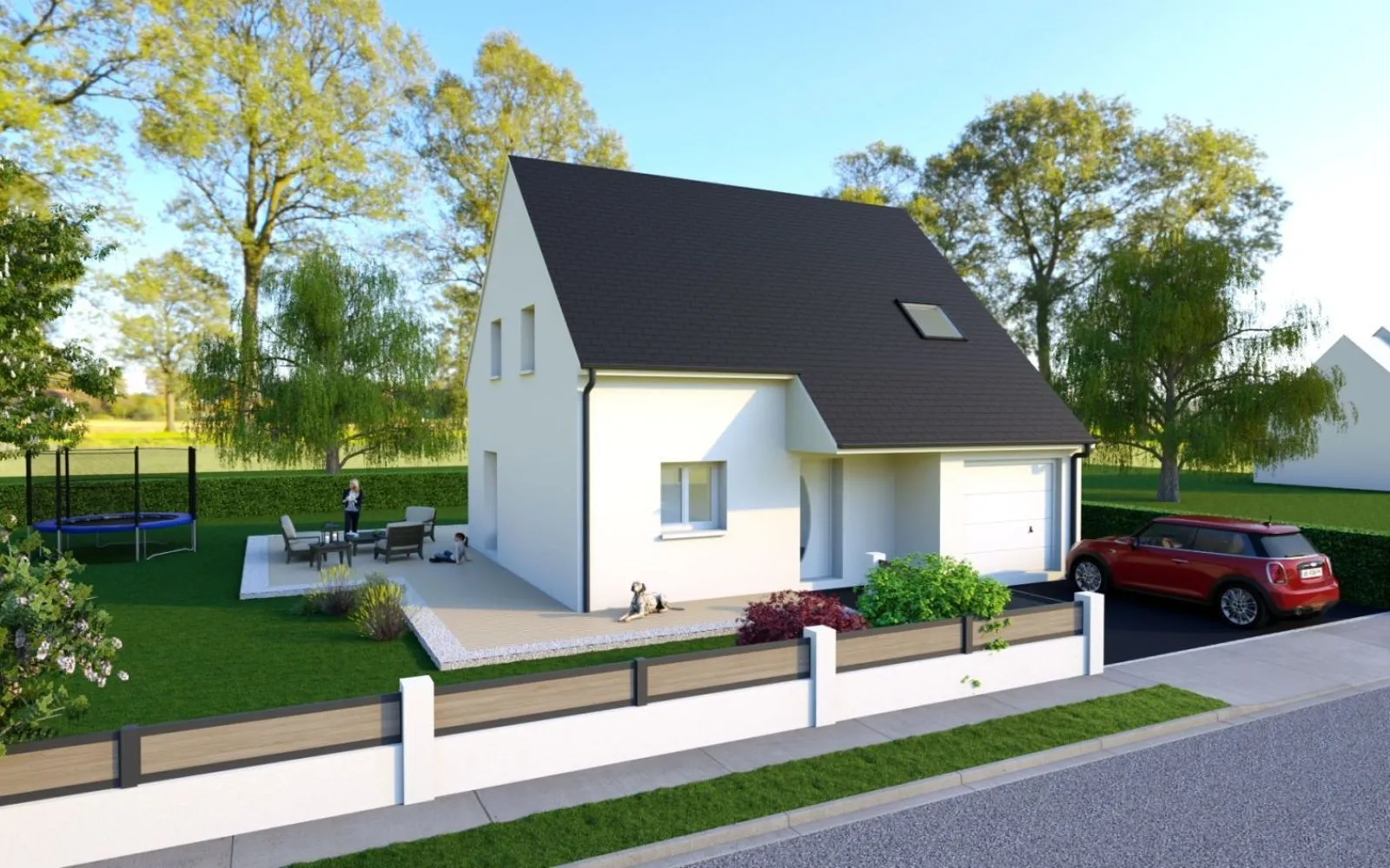 Projet de construction d'une maison 90 m² avec terrain à VIENNE-EN-BESSIN (14) à Vienne-en-Bessin — photo 1