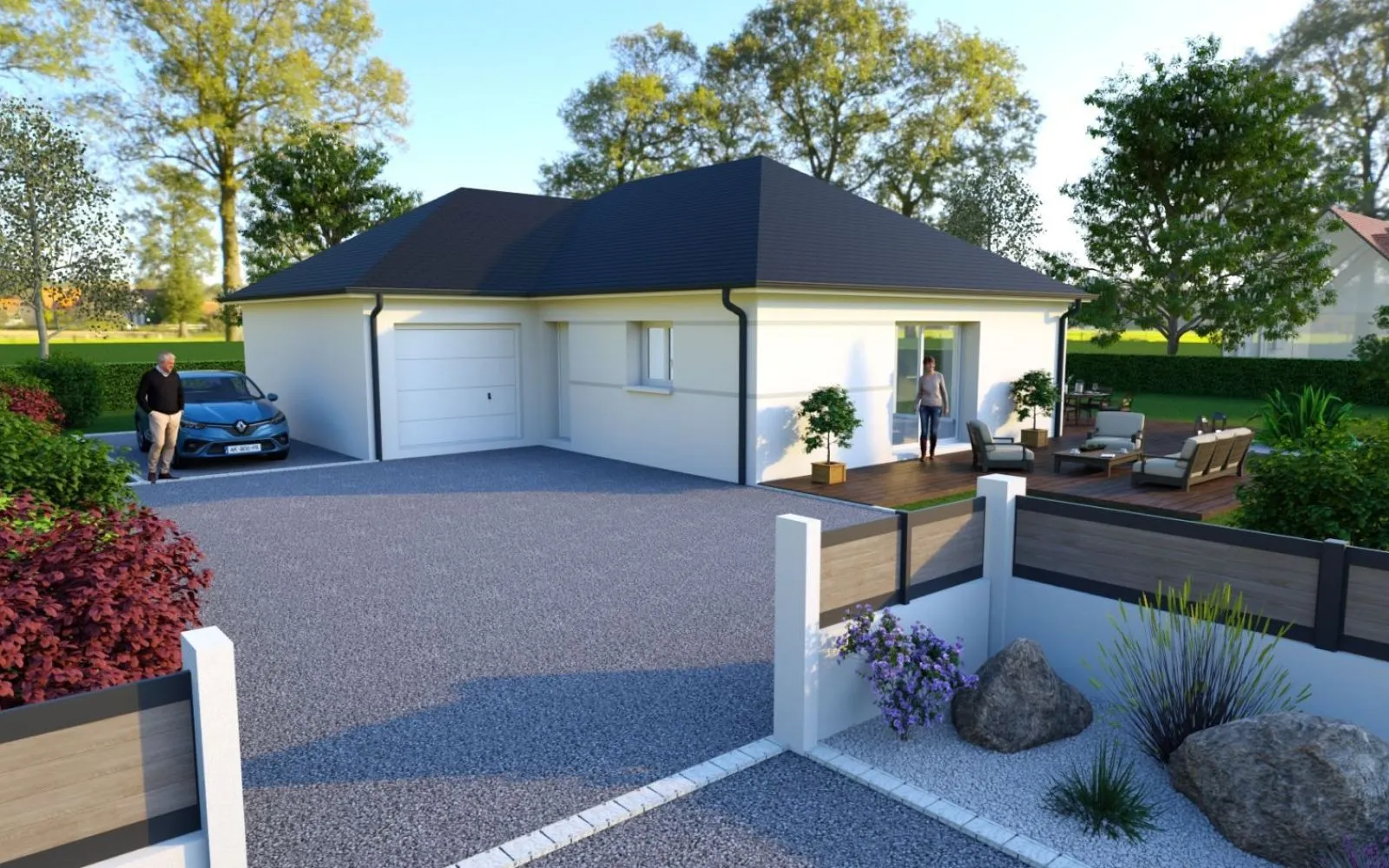 Projet de construction d'une maison 91 m² avec terrain à VAUCELLES (14) à Vaucelles — photo 1