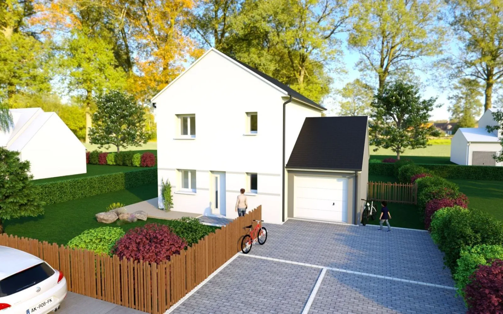 Projet de construction d'une maison 92 m² avec terrain à VIENNE-EN-BESSIN (14) à Vienne-en-Bessin — photo 1
