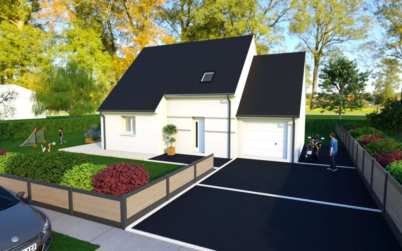 Projet de construction d'une maison 94 m² avec terrain à VIENNE-EN-BESSIN (14) à Vienne-en-Bessin — photo 1