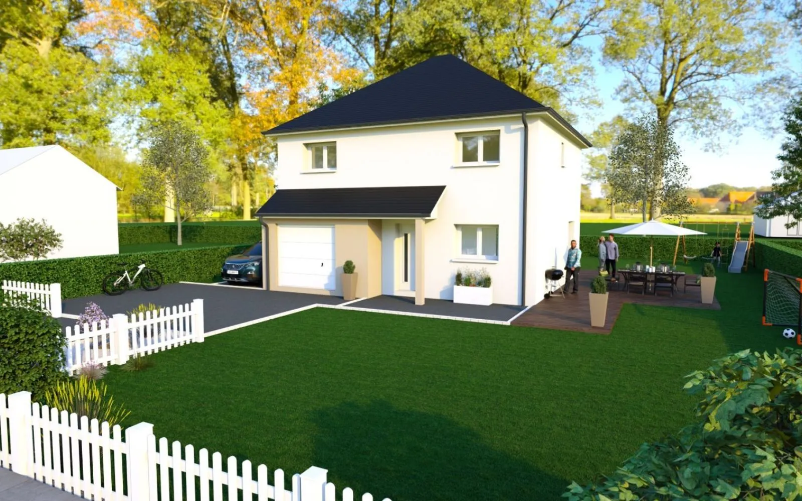 Projet de construction d'une maison 105 m² avec terrain à VIENNE-EN-BESSIN (14) à Vienne-en-Bessin — photo 1