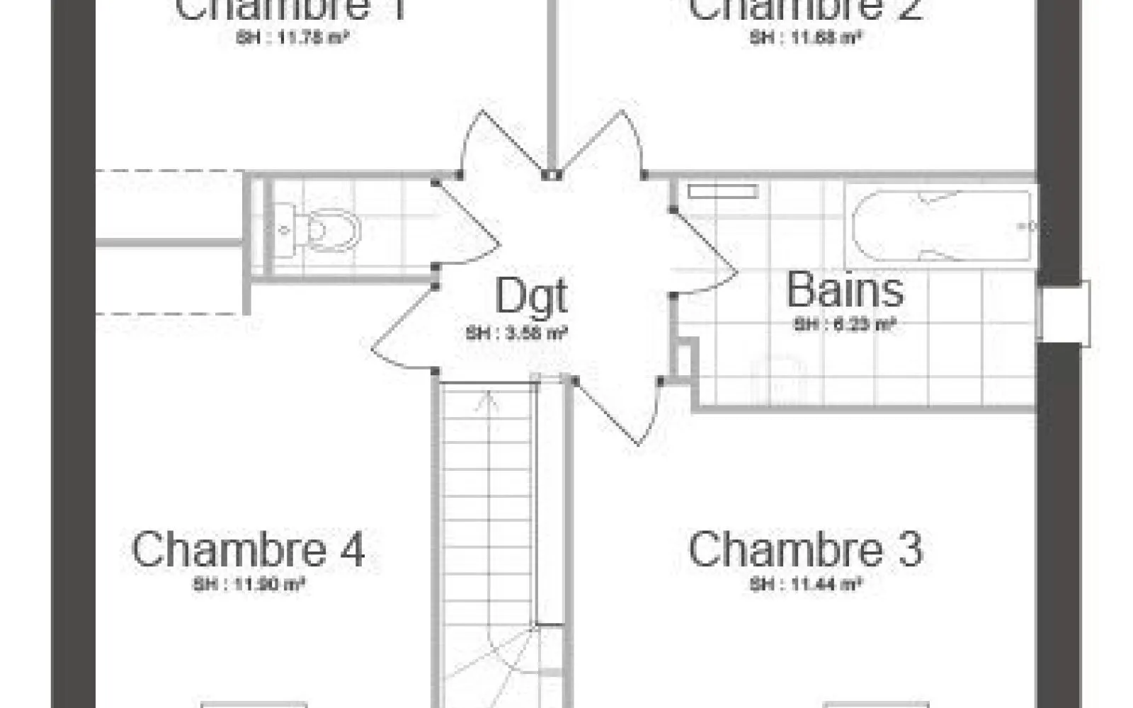 Projet de construction d'une maison 105 m² avec terrain à VIENNE-EN-BESSIN (14) à Vienne-en-Bessin — photo 3