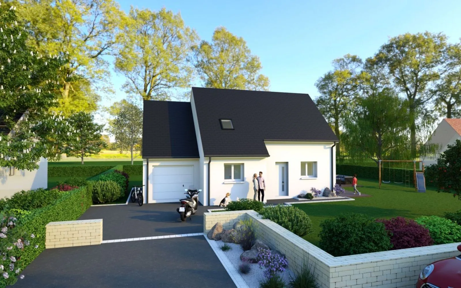 Projet de construction d'une maison 100 m² avec terrain à VIENNE-EN-BESSIN (14) à Vienne-en-Bessin — photo 1