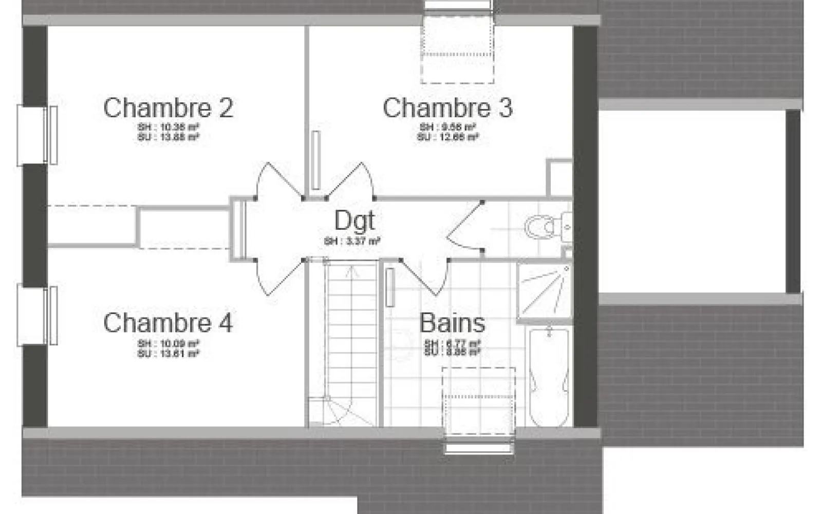 Projet de construction d'une maison 100 m² avec terrain à VIENNE-EN-BESSIN (14) à Vienne-en-Bessin — photo 3