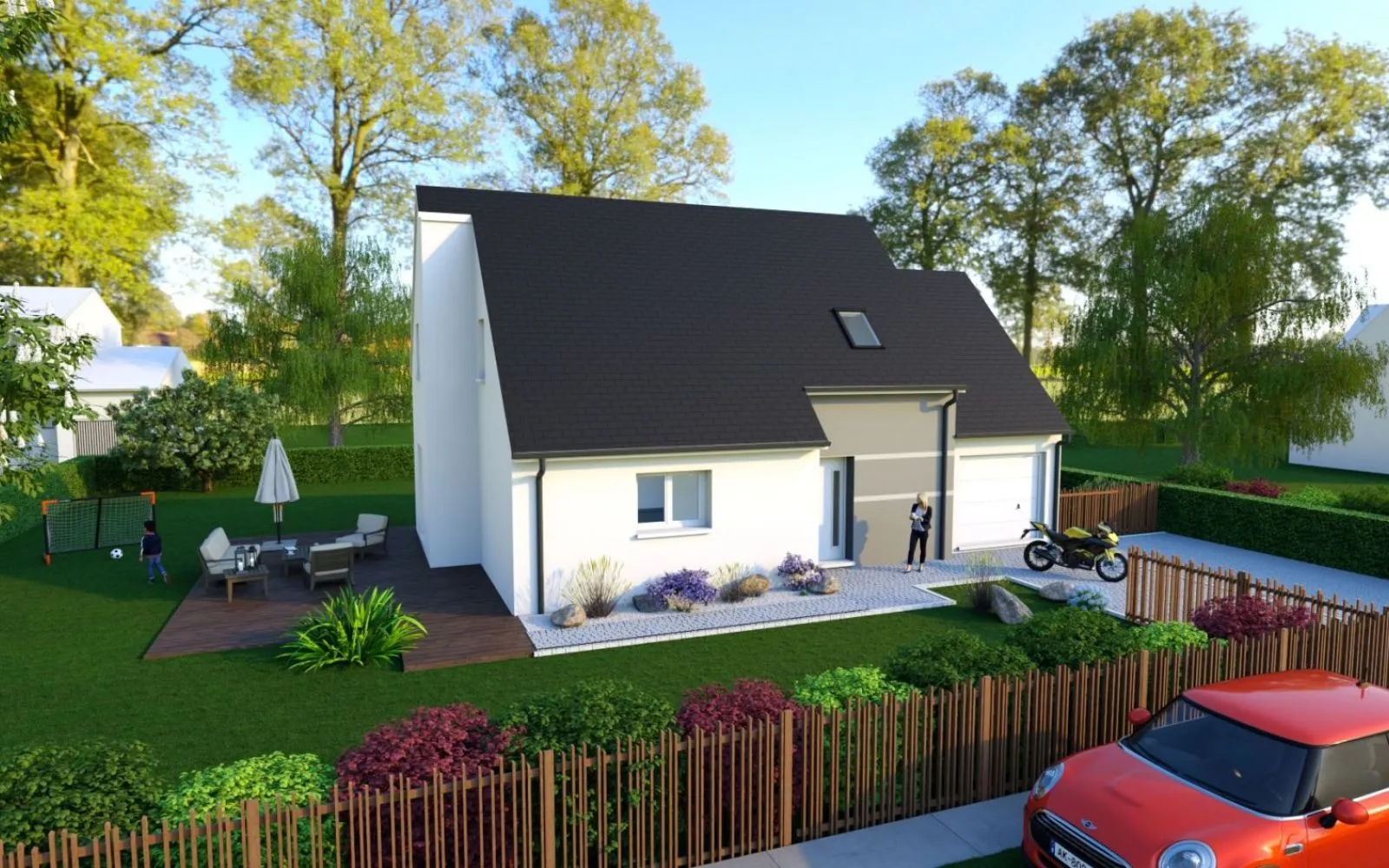 Projet de construction d'une maison 109 m² avec terrain à VAUCELLES (14) à Vaucelles — photo 1