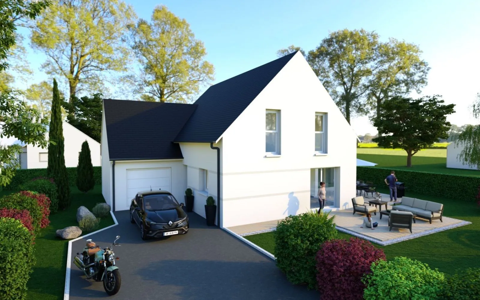 Projet de construction d'une maison 115 m² avec terrain à VIENNE-EN-BESSIN (14) à Vienne-en-Bessin — photo 1