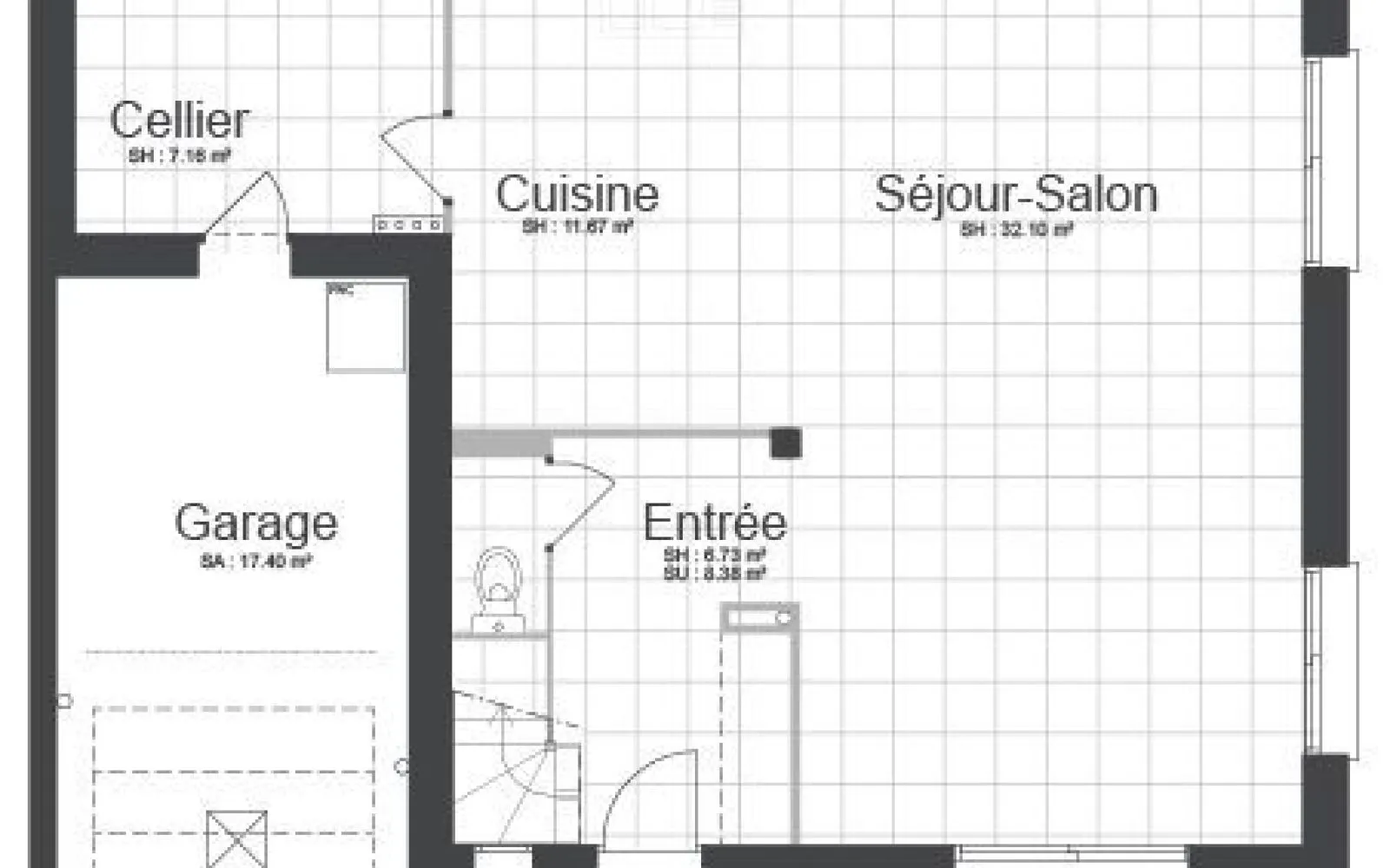 Projet de construction d'une maison 132 m² avec terrain à VIENNE-EN-BESSIN (14) à Vienne-en-Bessin — photo 2