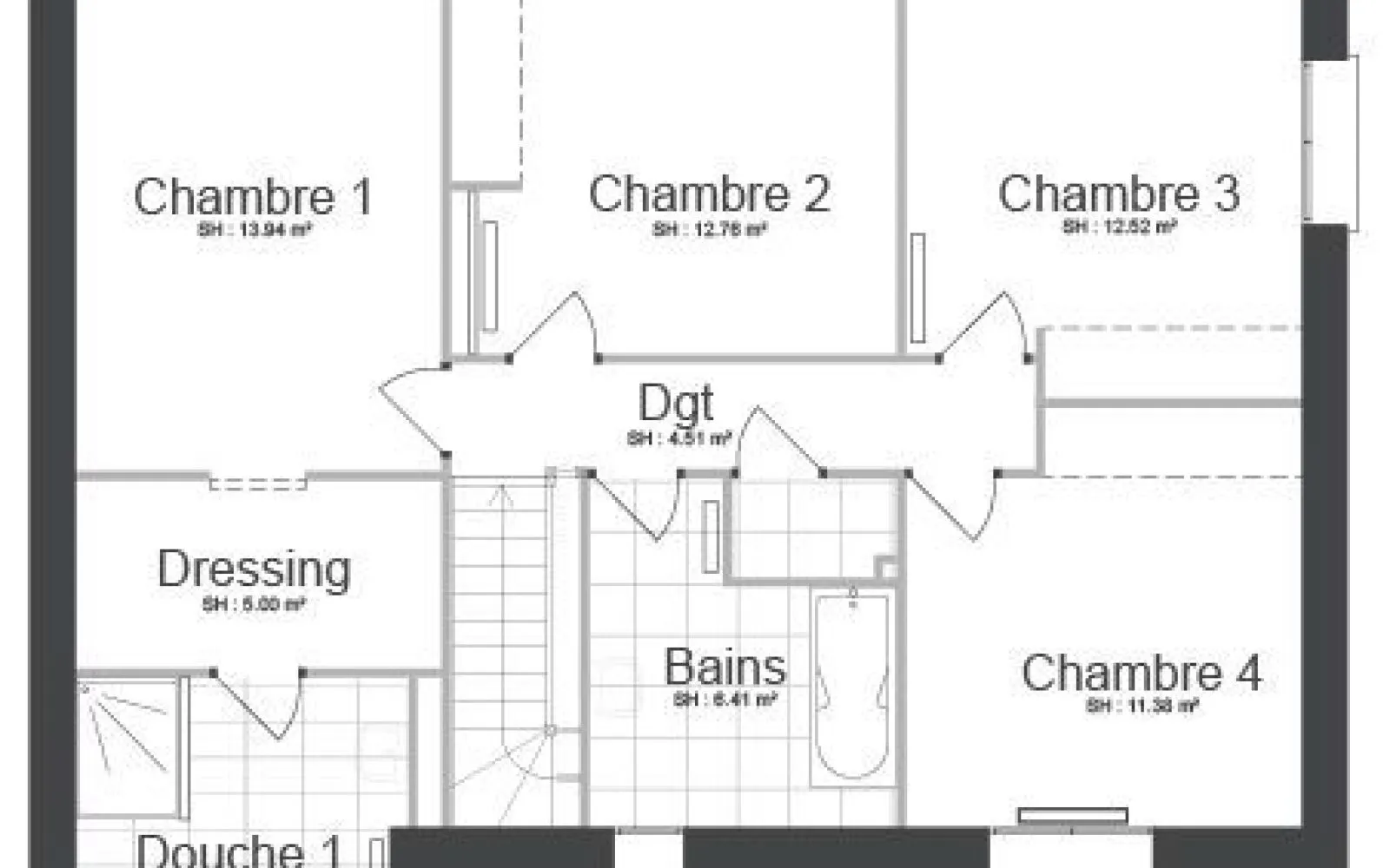 Projet de construction d'une maison 132 m² avec terrain à VIENNE-EN-BESSIN (14) à Vienne-en-Bessin — photo 3