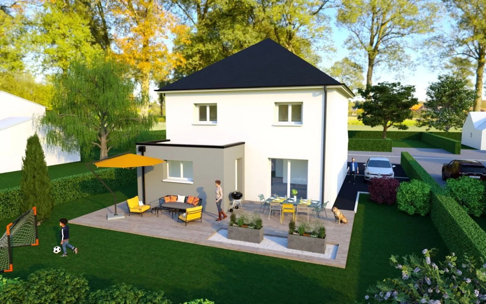 Projet de construction d'une maison 125 m² avec terrain à VIENNE-EN-BESSIN (14) à Vienne-en-Bessin — photo 1