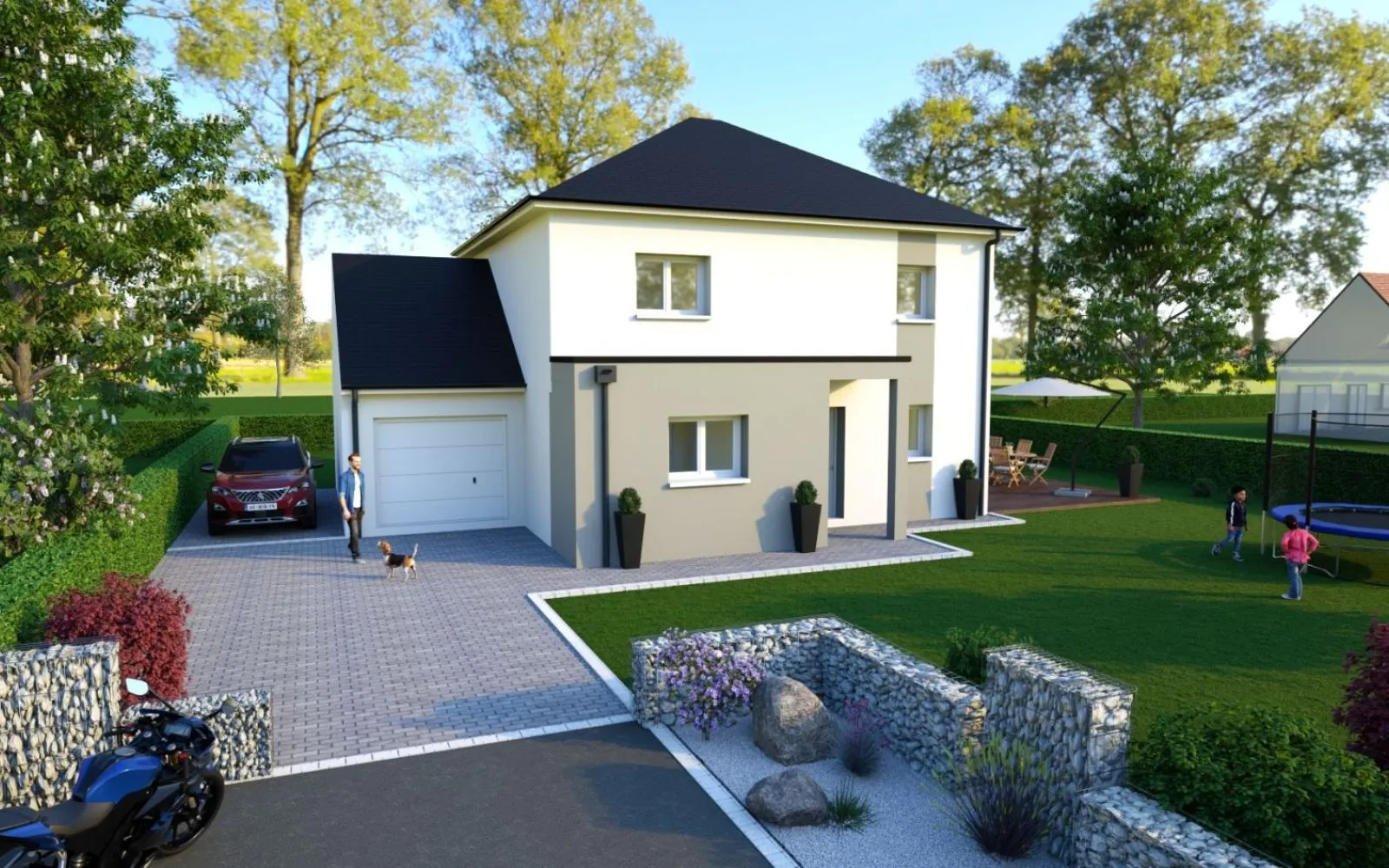 Projet de construction d'une maison 121 m² avec terrain à VIENNE-EN-BESSIN (14) à Vienne-en-Bessin — photo 1