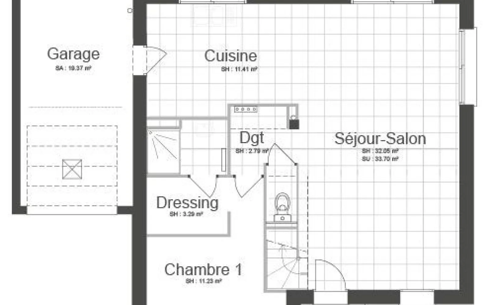 Projet de construction d'une maison 121 m² avec terrain à VIENNE-EN-BESSIN (14) à Vienne-en-Bessin — photo 2