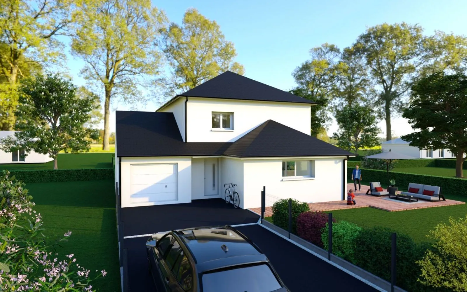 Projet de construction d'une maison 124 m² avec terrain à VIENNE-EN-BESSIN (14) à Vienne-en-Bessin — photo 1