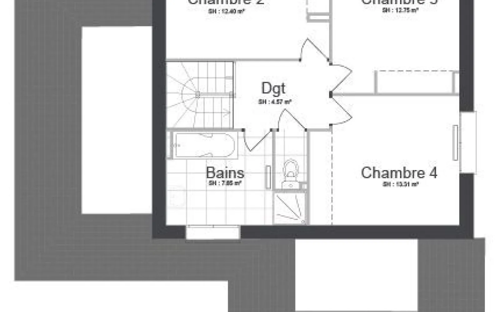 Projet de construction d'une maison 124 m² avec terrain à VIENNE-EN-BESSIN (14) à Vienne-en-Bessin — photo 3