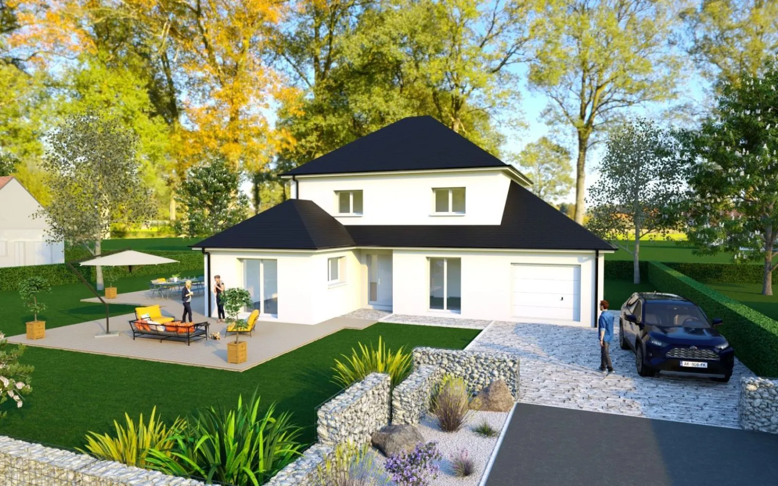 Projet de construction d'une maison 137 m² avec terrain à VIENNE-EN-BESSIN (14) à Vienne-en-Bessin — photo 1