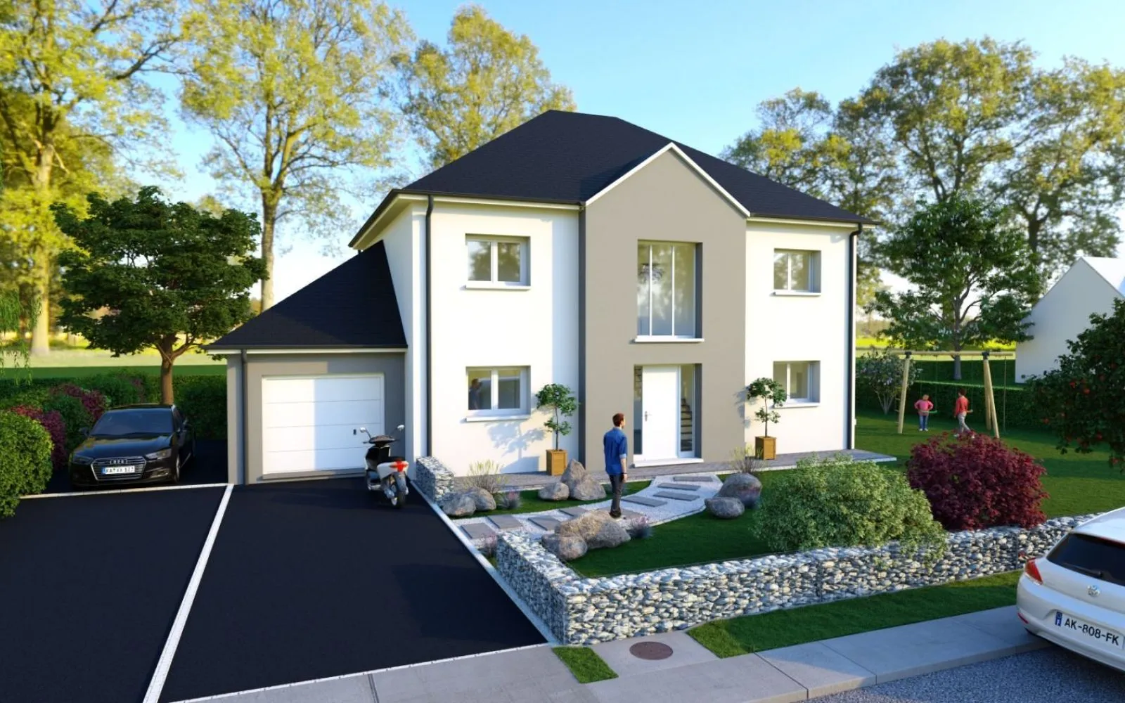 Projet de construction d'une maison 153 m² avec terrain à VIENNE-EN-BESSIN (14) à Vienne-en-Bessin — photo 1