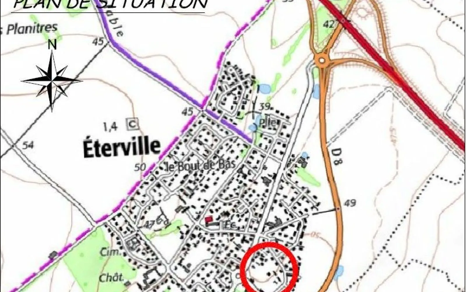 Terrain à bâtir de 348 m² à ETERVILLE (14) à Éterville — photo 2