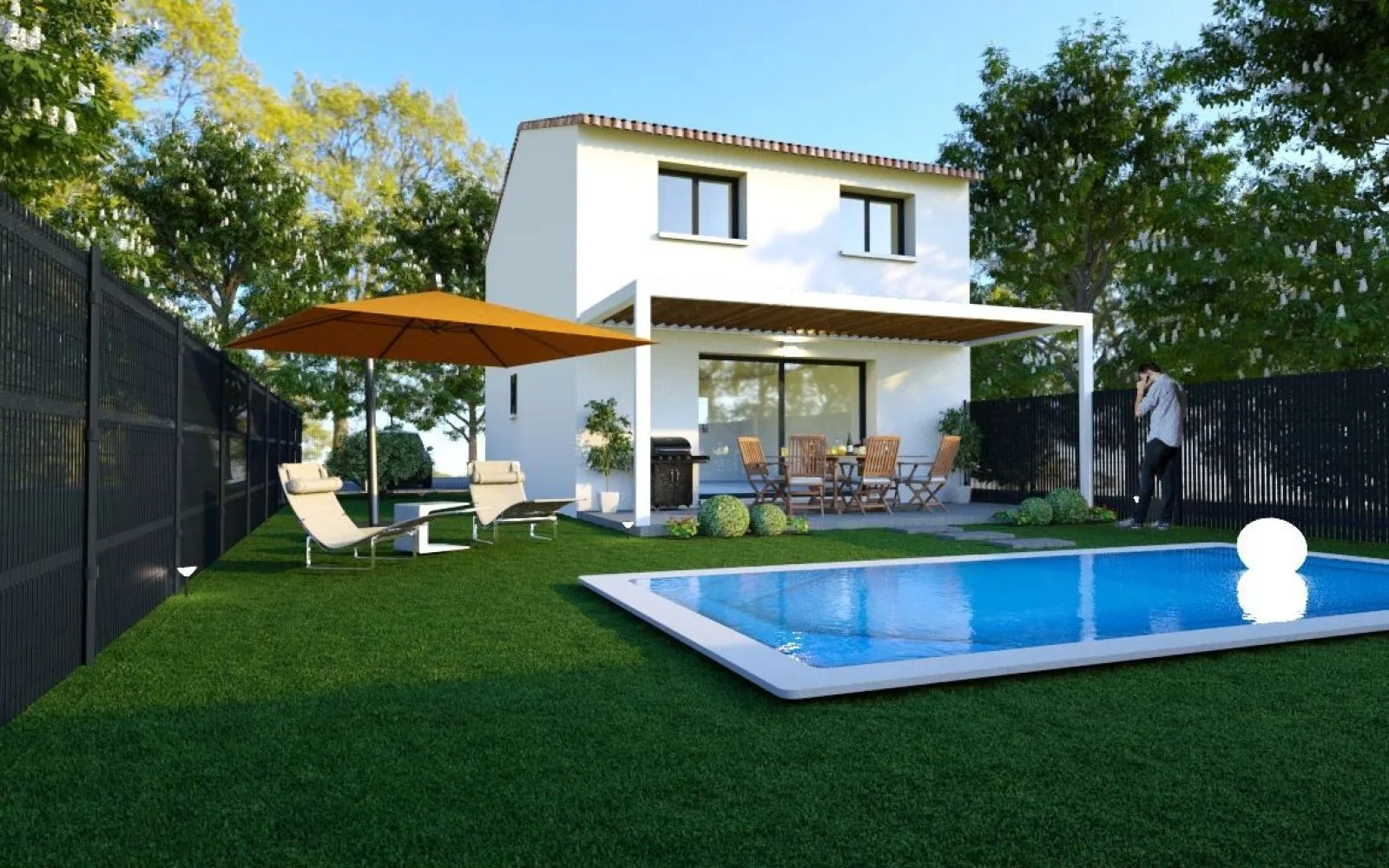 Projet de construction d'une maison 85 m² avec terrain à GALARGUES (34) à Galargues — photo 1