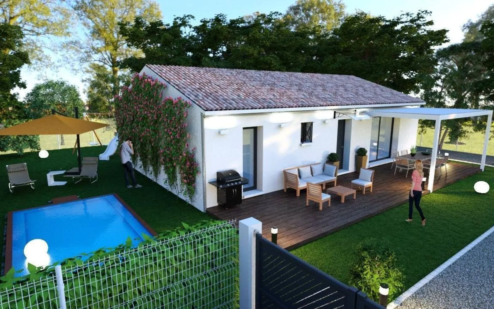 Projet de construction d'une maison 60 m² avec terrain à MONTPEZAT (30) à Montpezat — photo 2