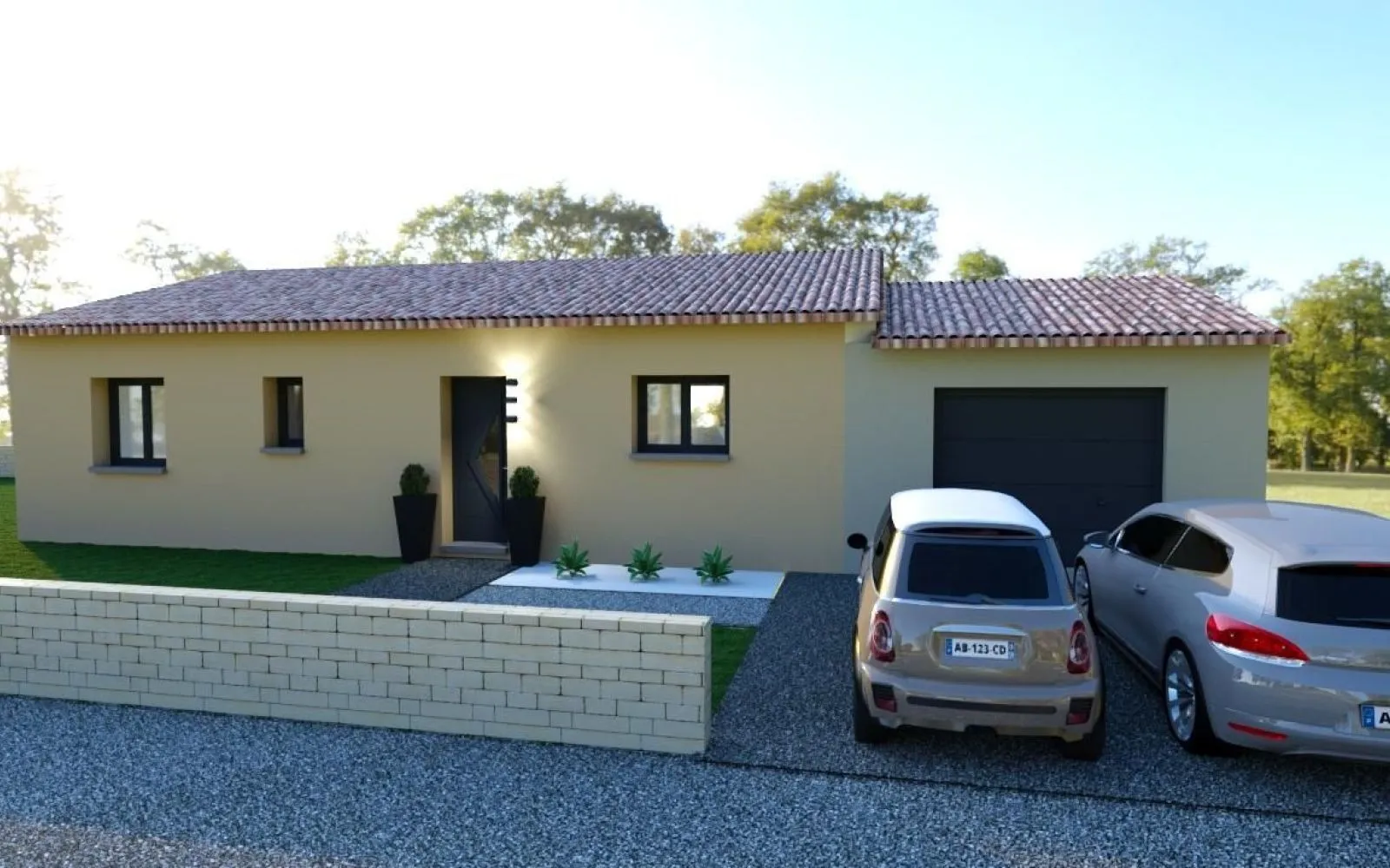 Projet de construction d'une maison 85 m² avec terrain à TEYRAN (34) à Teyran — photo 1