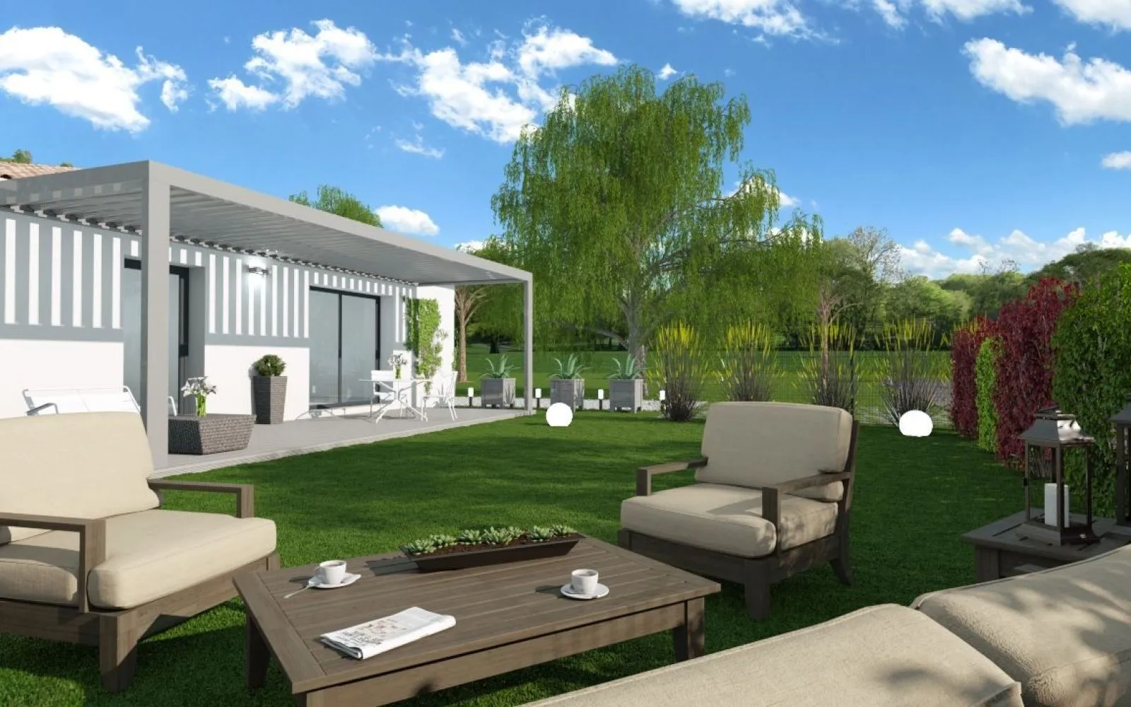 Projet de construction d'une maison 100 m² avec terrain à TEYRAN (34) à Teyran — photo 1