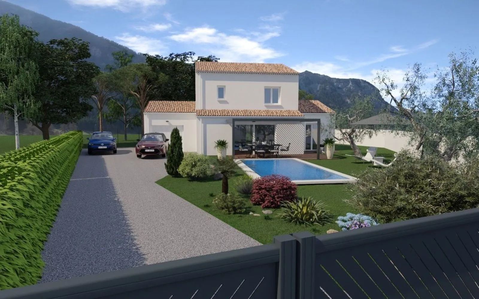Projet de construction d'une maison 89 m² avec terrain à AUBAIS (30) à Aubais — photo 1