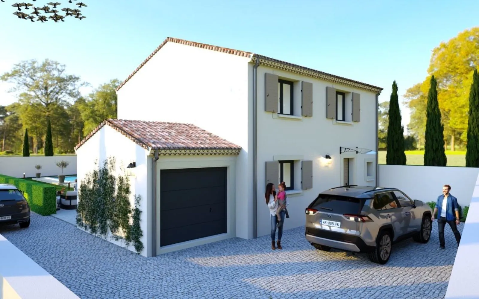 Projet de construction d'une maison 104 m² avec terrain à AUBAIS (30) à Aubais — photo 1