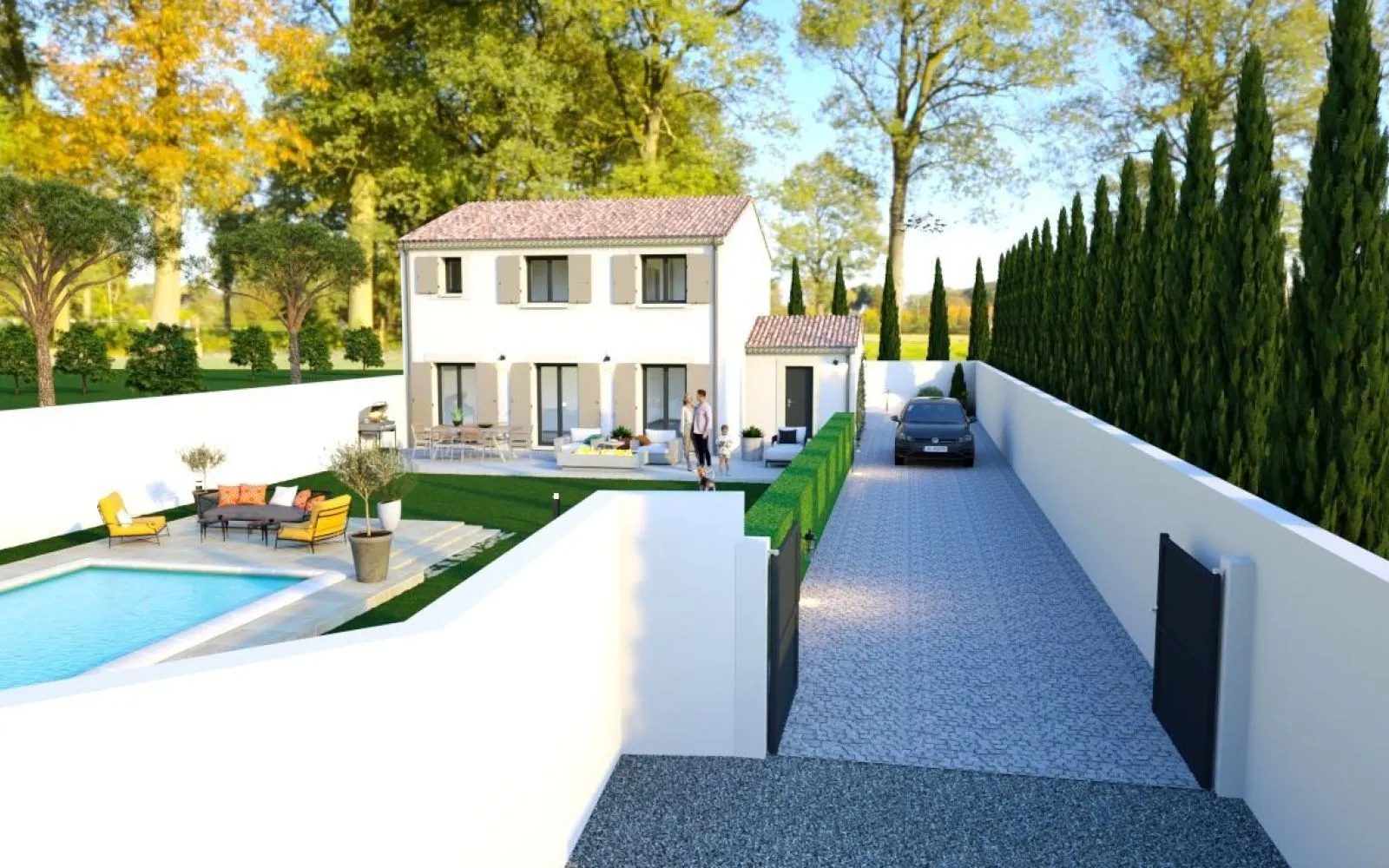 Projet de construction d'une maison 104 m² avec terrain à AUBAIS (30) à Aubais — photo 2