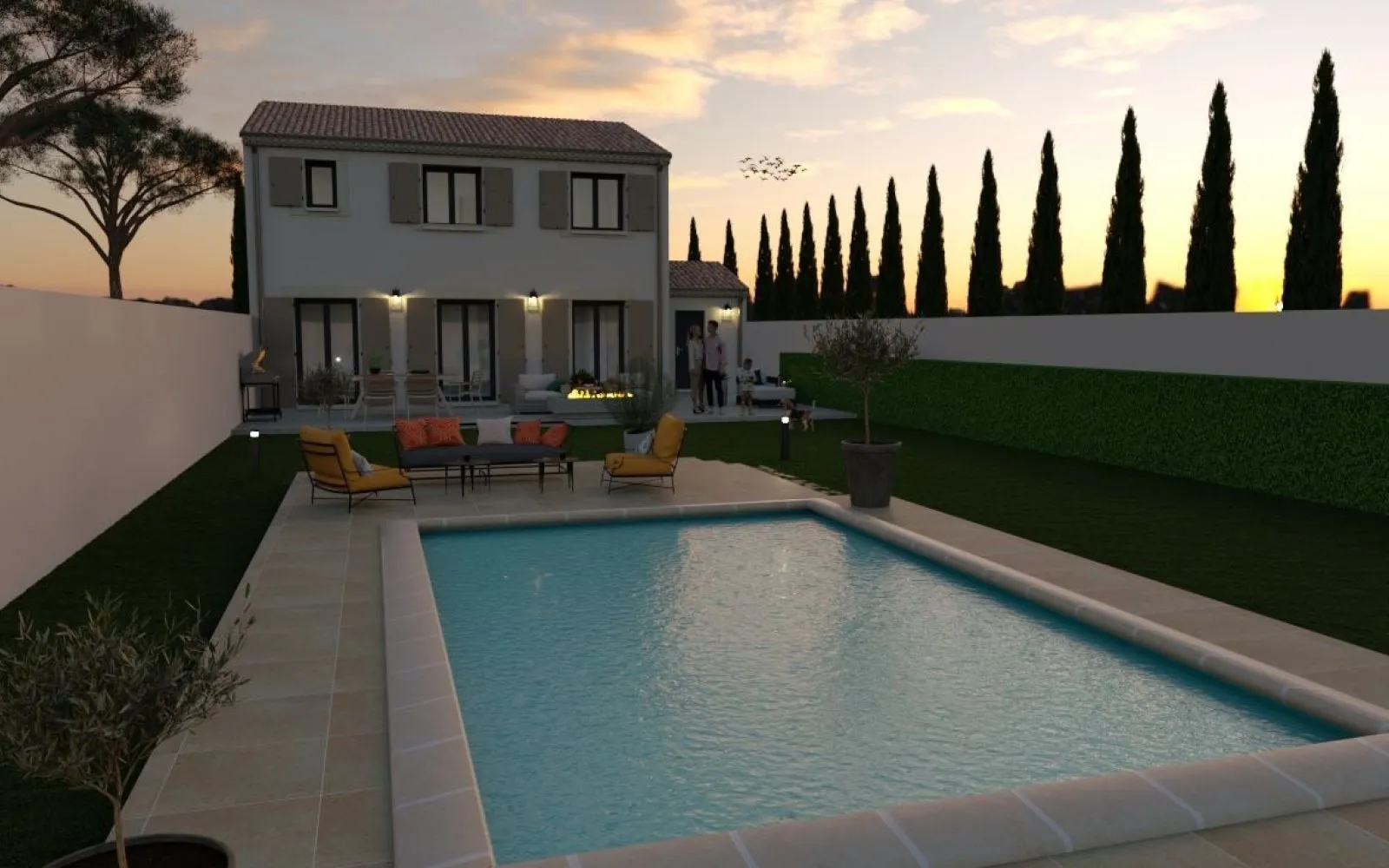 Projet de construction d'une maison 104 m² avec terrain à AUBAIS (30) à Aubais — photo 5