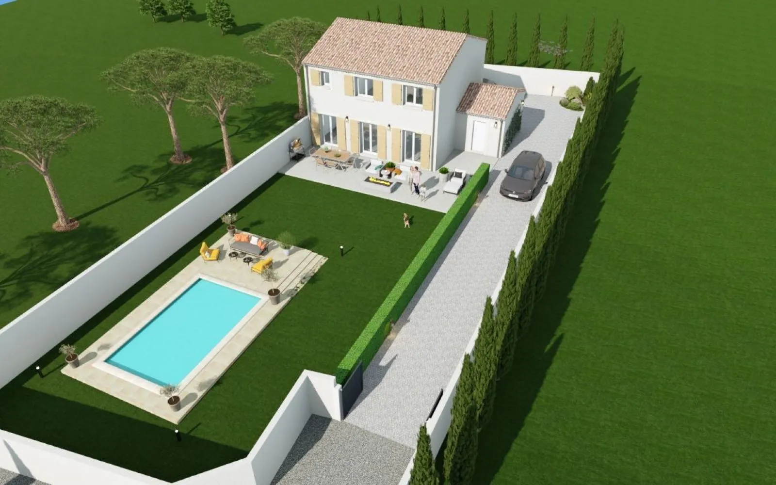 Projet de construction d'une maison 104 m² avec terrain à AUBAIS (30) à Aubais — photo 6