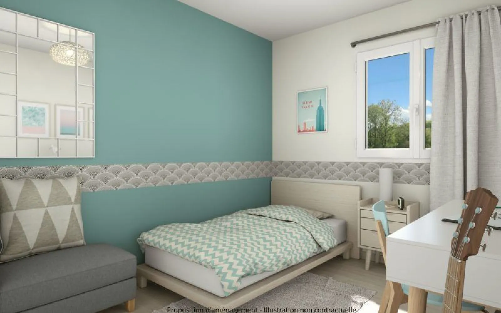 Projet de construction d'une maison 75 m² avec terrain à MONTPEZAT (30) à Montpezat — photo 4