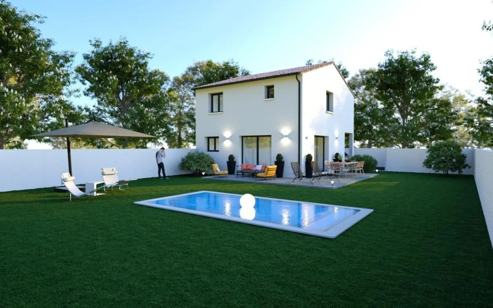 Projet de construction d'une maison 99 m² avec terrain à AUBAIS (30) à Aubais — photo 1