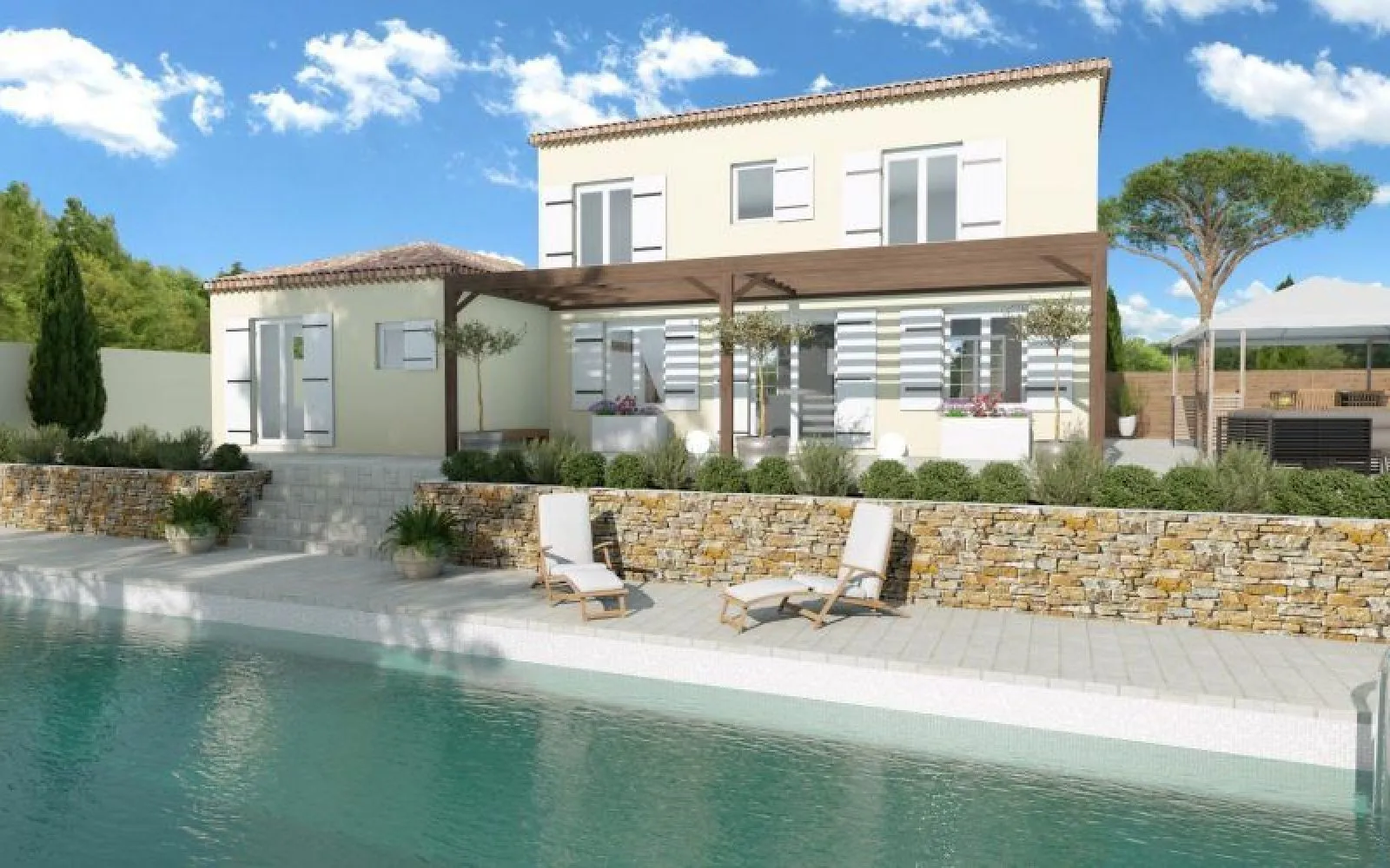 Projet de construction d'une maison 120 m² avec terrain à AUBAIS (30) à Aubais — photo 1