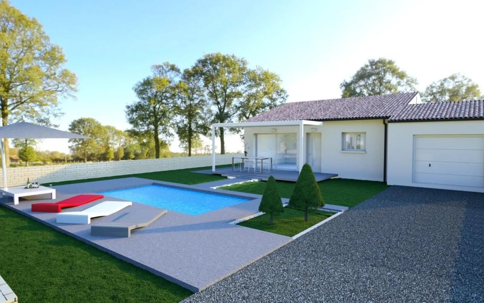 Projet de construction d'une maison 90 m² avec terrain à ALES (30) à Alès — photo 1