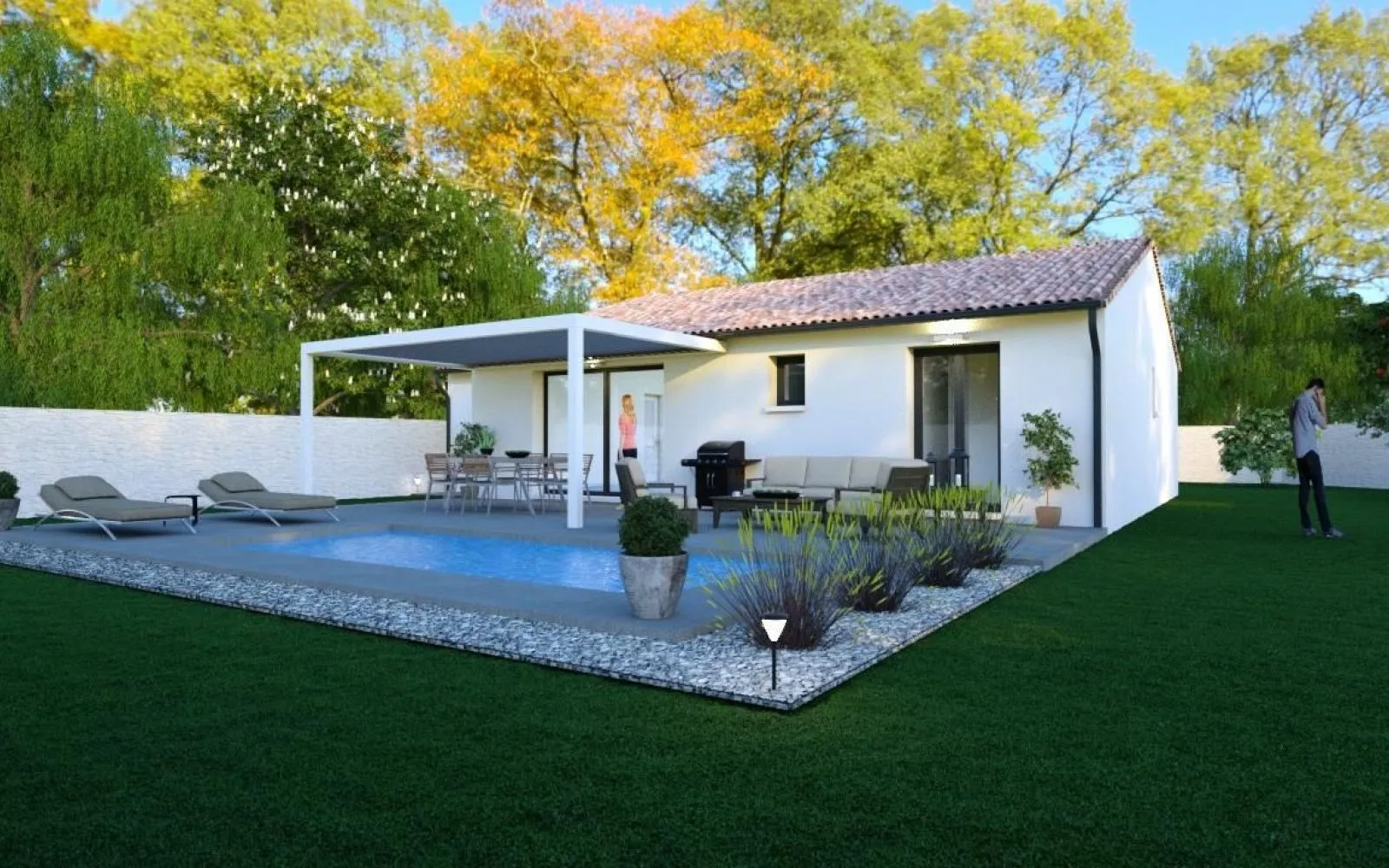 Projet de construction d'une maison 100 m² avec terrain à ALES (30) à Alès — photo 1