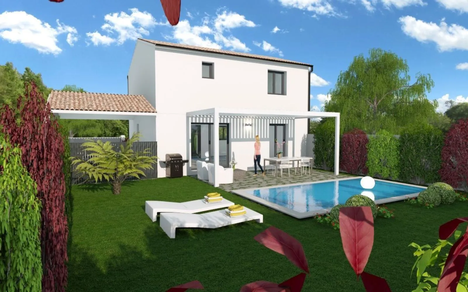 Projet de construction d'une maison 99 m² avec terrain à BAGNOLS-SUR-CEZE (30) à Bagnols-sur-Cèze — photo 2