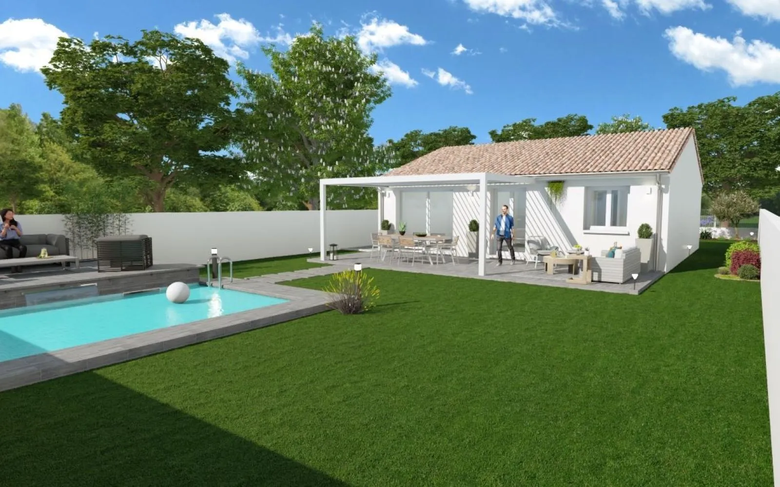 Projet de construction d'une maison 100 m² avec terrain à MALEMORT-DU-COMTAT (84) à Malemort-du-Comtat — photo 2