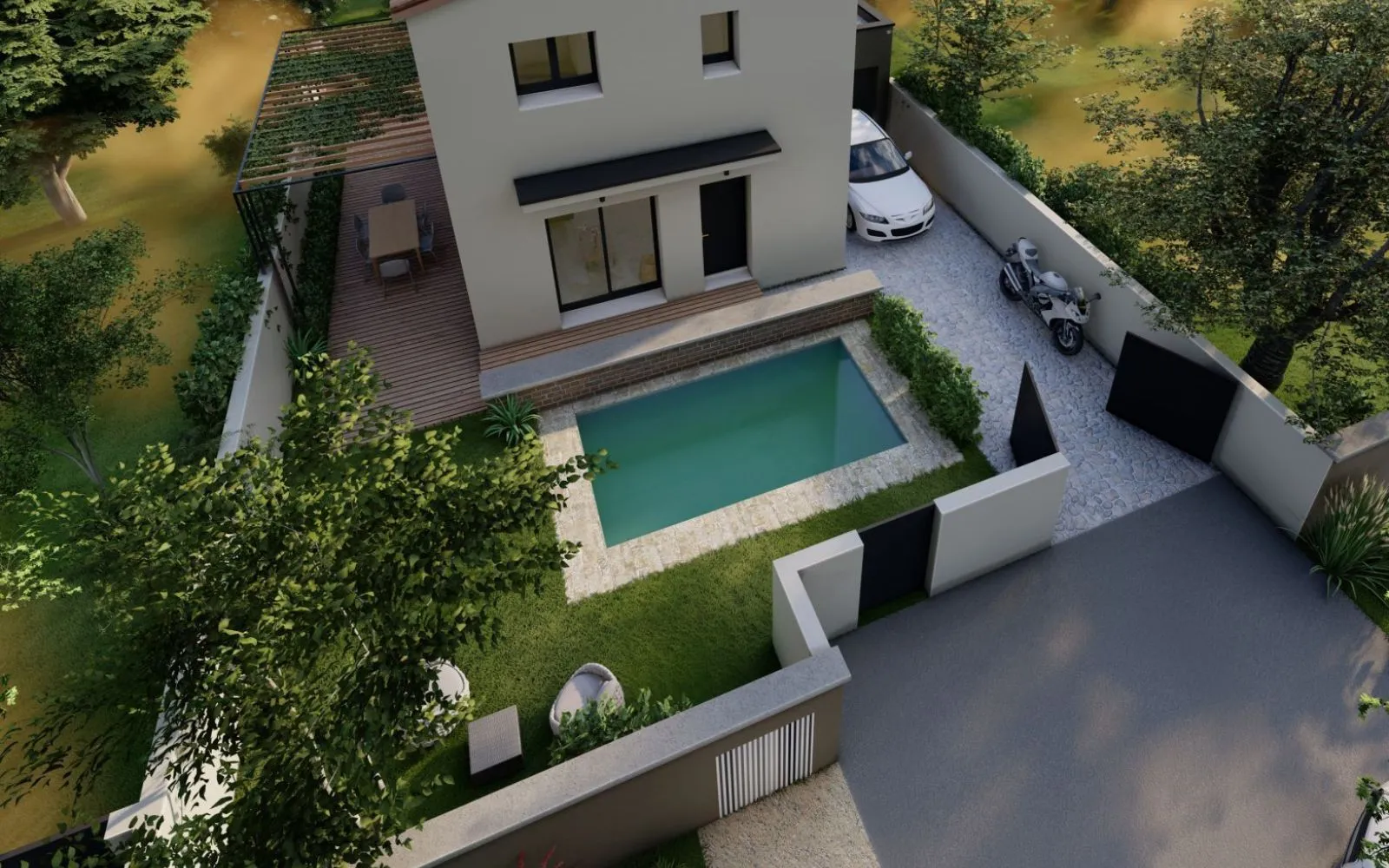 Projet de construction d'une maison 80 m² avec terrain à FABREGUES (34) à Fabrègues — photo 1