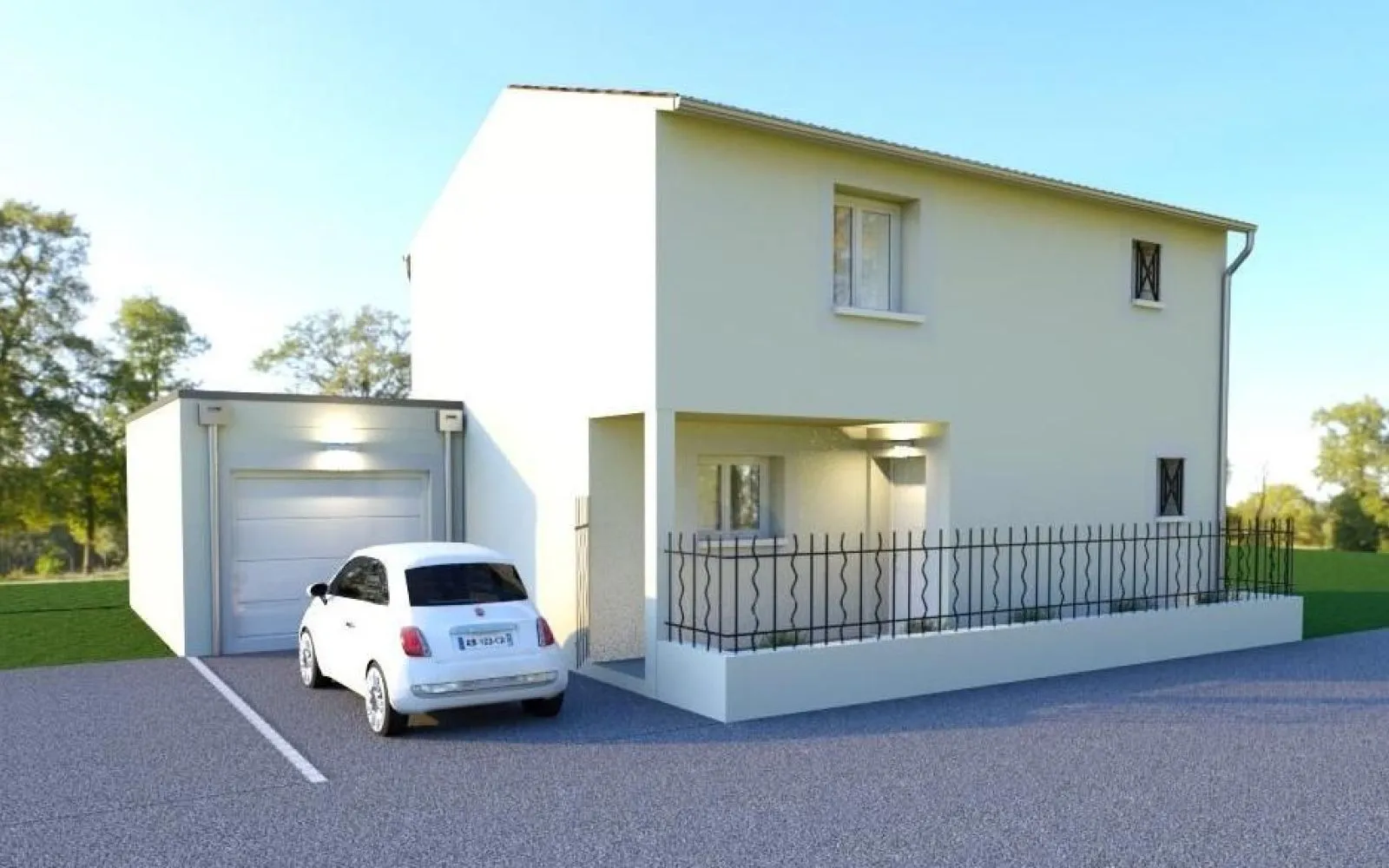Projet de construction d'une maison 75 m² avec terrain à LAUDUN-L'ARDOISE (30) à Laudun-l'Ardoise — photo 1