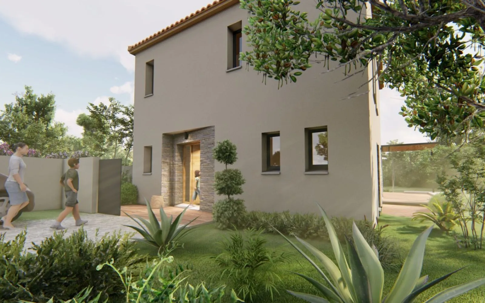 Projet de construction d'une maison 90 m² avec terrain à LOUPIAN (34) à Loupian — photo 2