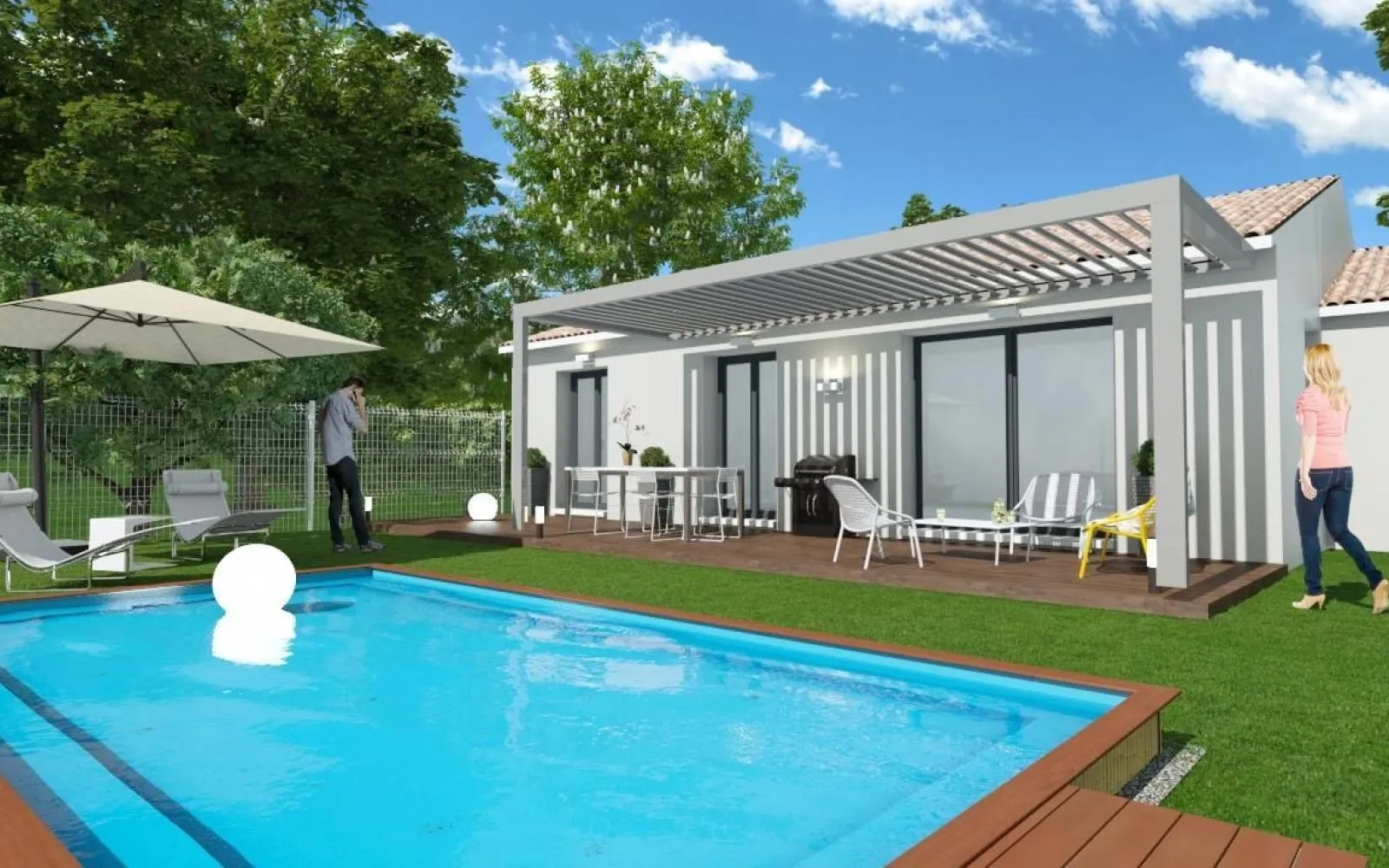 Projet de construction d'une maison 75 m² avec terrain à PLAN-D'ORGON (13) à Plan-d'Orgon — photo 1
