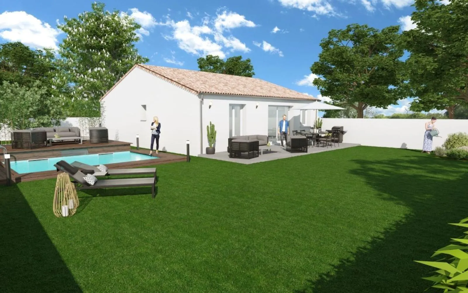 Projet de construction d'une maison 85 m² avec terrain à MALEMORT-DU-COMTAT (84) à Malemort-du-Comtat — photo 1