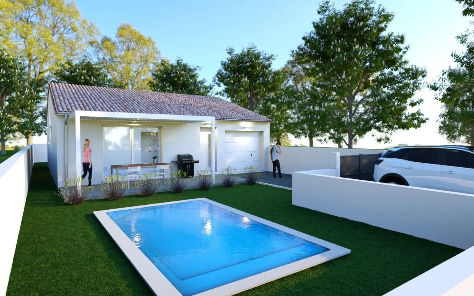 Projet de construction d'une maison 51 m² avec terrain à VILLENEUVE-MINERVOIS (11) à Villeneuve-Minervois — photo 1