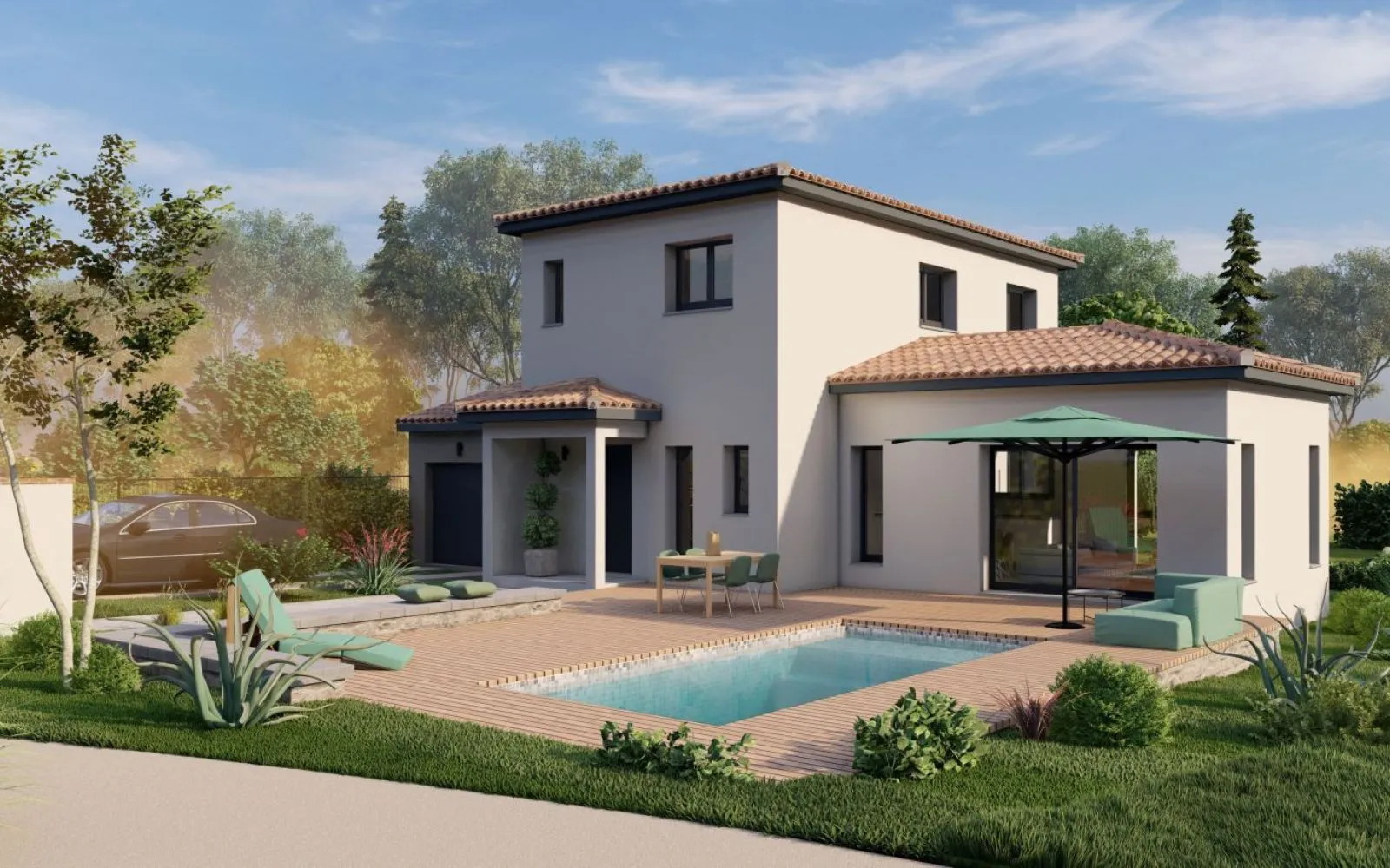 Projet de construction d'une maison 115 m² avec terrain à FABREGUES (34) à Fabrègues — photo 1