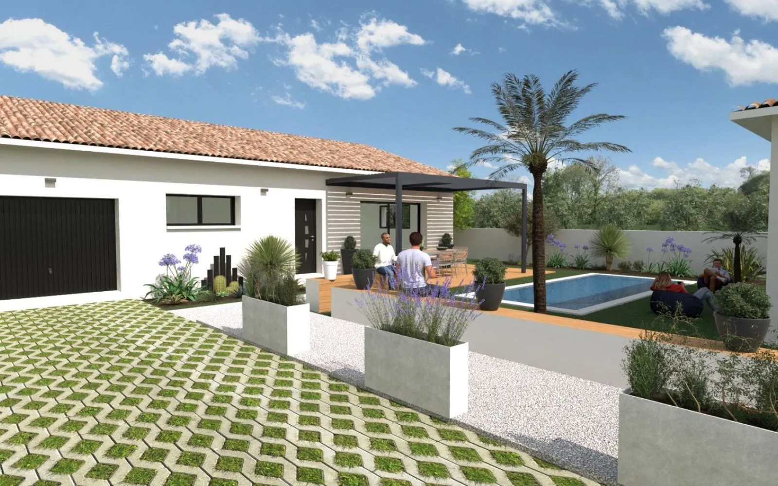 Projet de construction d'une maison 107.31 m² avec terrain à BIZANET (11) à Bizanet — photo 2