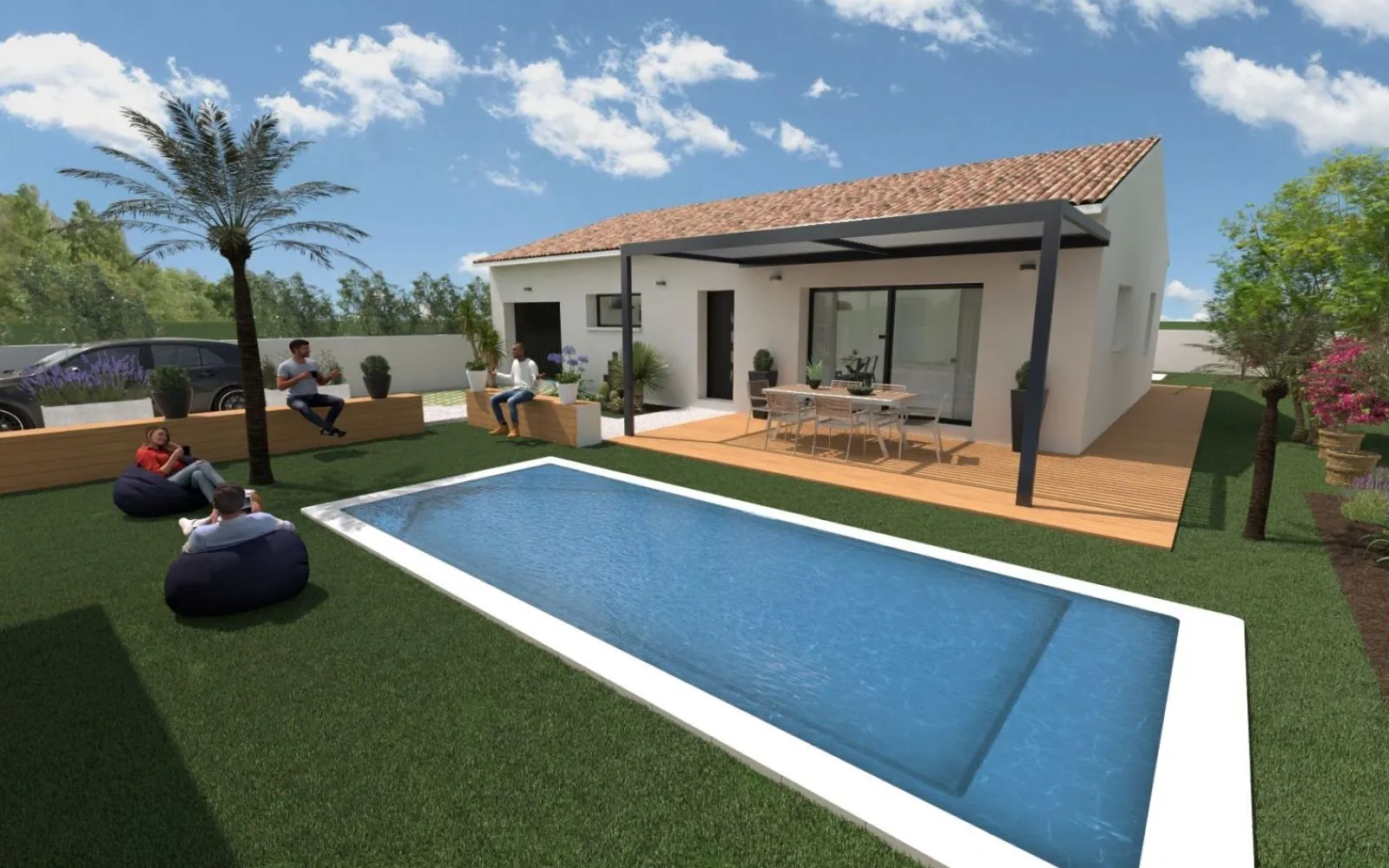 Projet de construction d'une maison 107.31 m² avec terrain à BIZANET (11) à Bizanet — photo 4