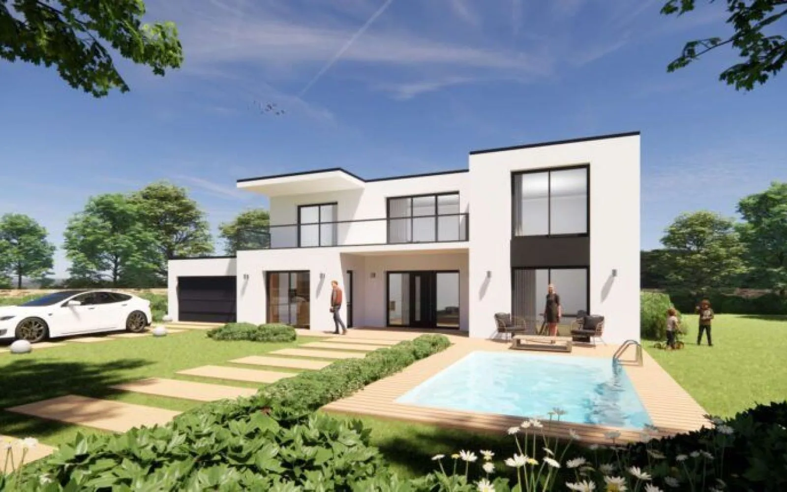 Projet de construction d'une maison 100 m² avec terrain à SAINT-REMY-LES-CHEVREUSE (78) à Saint-Rémy-lès-Chevreuse — photo 1