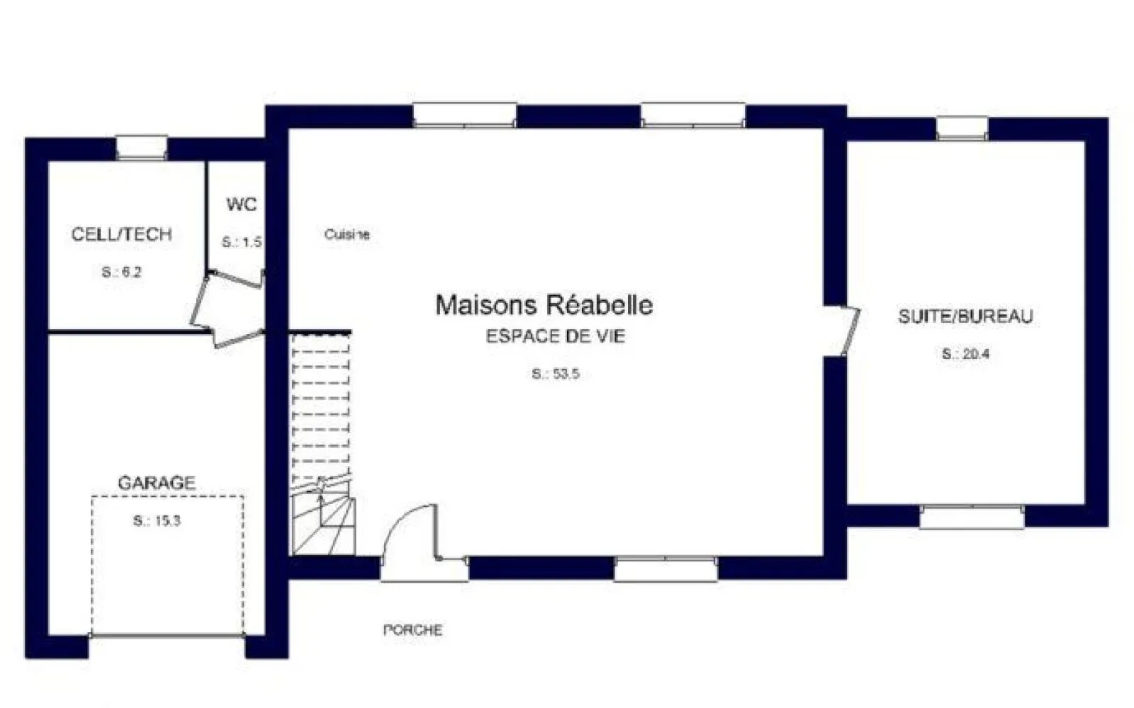 Projet de construction d'une maison 100 m² avec terrain à SAINT-REMY-LES-CHEVREUSE (78) à Saint-Rémy-lès-Chevreuse — photo 2