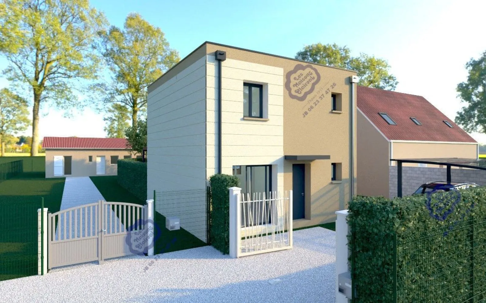 Projet de construction d'une maison 82 m² avec terrain à SAINT-GERMAIN-LES-ARPAJON (91) à Saint-Germain-lès-Arpajon — photo 1