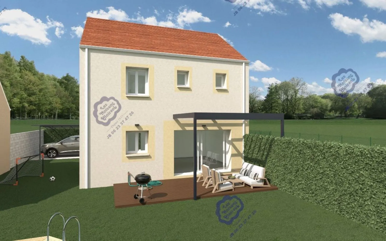 Projet de construction d'une maison 82 m² avec terrain à SAINT-GERMAIN-LES-ARPAJON (91) à Saint-Germain-lès-Arpajon — photo 6